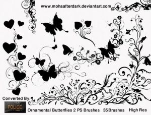  فرش تشيكلة Ornamental butterflies 2